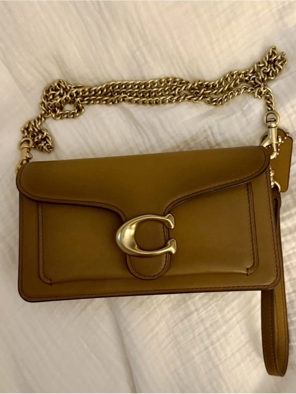 Coach Tabby-style Crossbody Bag in Brown with Gold Hardware - Picture 4 of 10